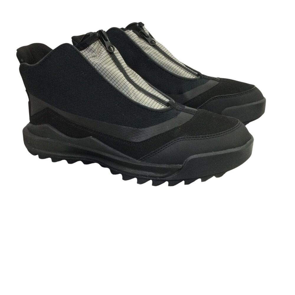 Sorel Concept Mens Mid Black Boots Shoes Ona 718 Mid Top Zip Black Size 9.5 NWB